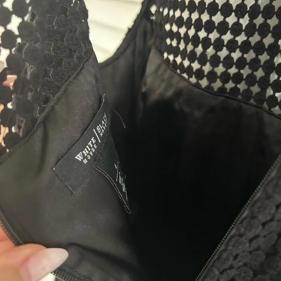 WHBM Black Lace Sheath Dress - Picture 7 of 11